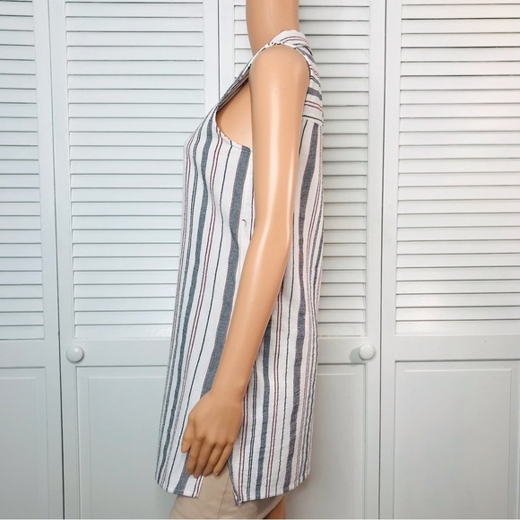 SIGRID OLSON Striped Button Down Tunic Size Extra Small - Picture 4 of 7